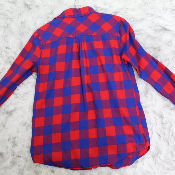 J.Crew Boy Fit Plaid Button Down Shirt Cotton - Picture 10 of 10